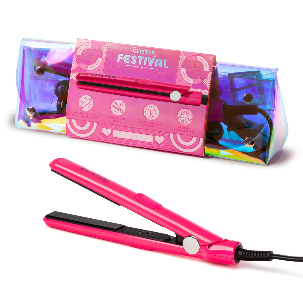 New Limited Edition Festival Flat Iron (with Holographic Bandolier Bag)