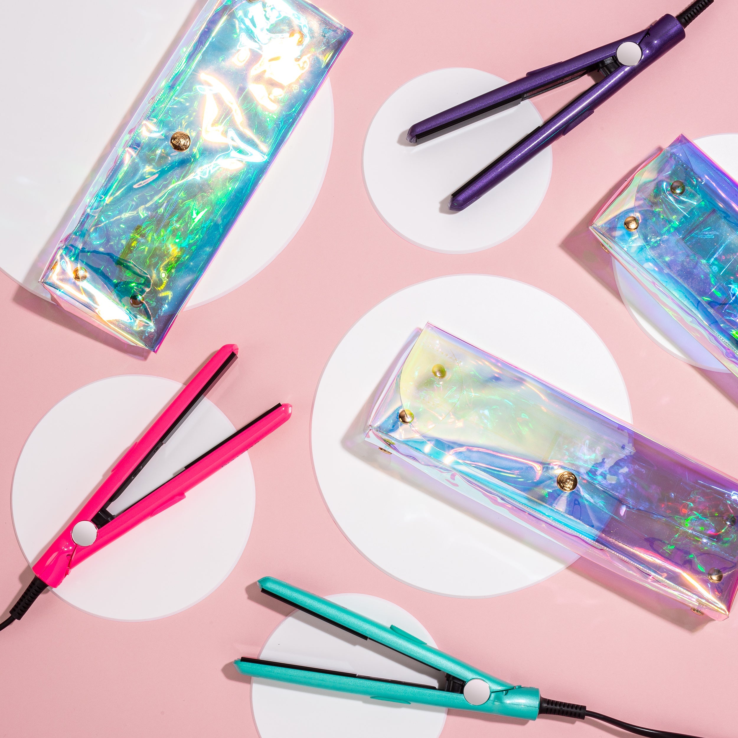 New Limited Edition Festival Flat Iron (with Holographic Bandolier Bag)