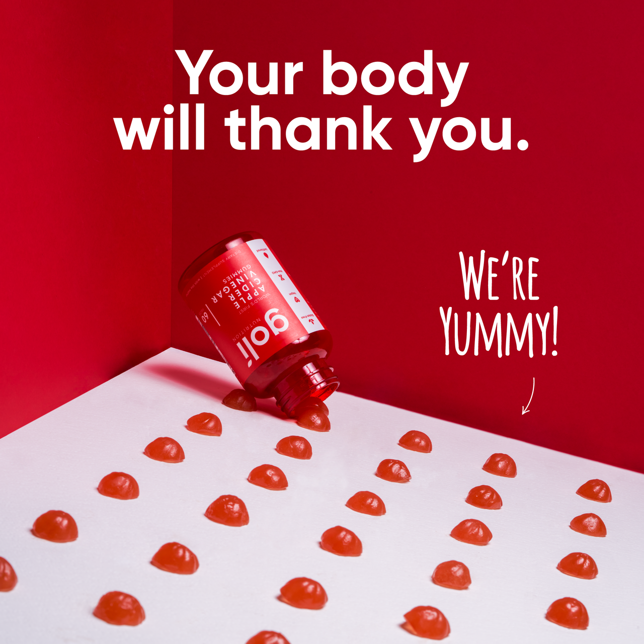 OG2 GOLI ACV GUMMIES     ( 1 X 60 CT   )