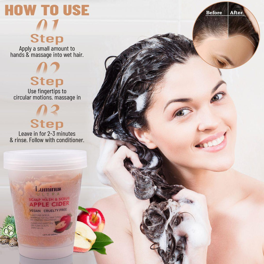 Apple Cider Scalp Wash Treatment