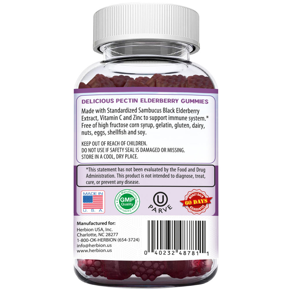 H.N. ELDERBERRY GUMMIES ( 1 X 60 CT   )