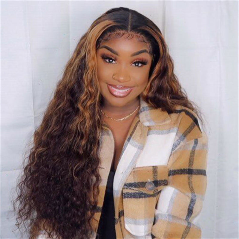 American Style Long Curly Wig