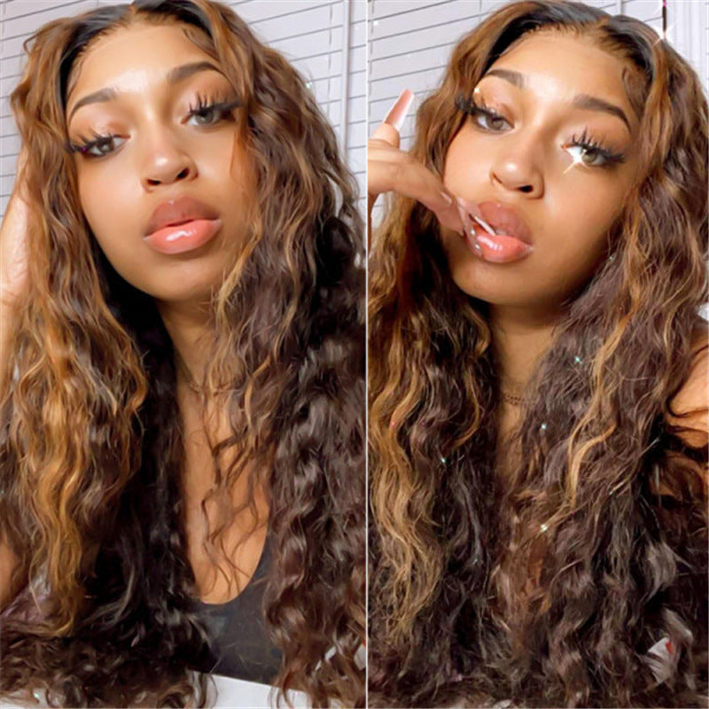 American Style Long Curly Wig