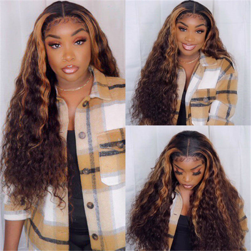 American Style Long Curly Wig