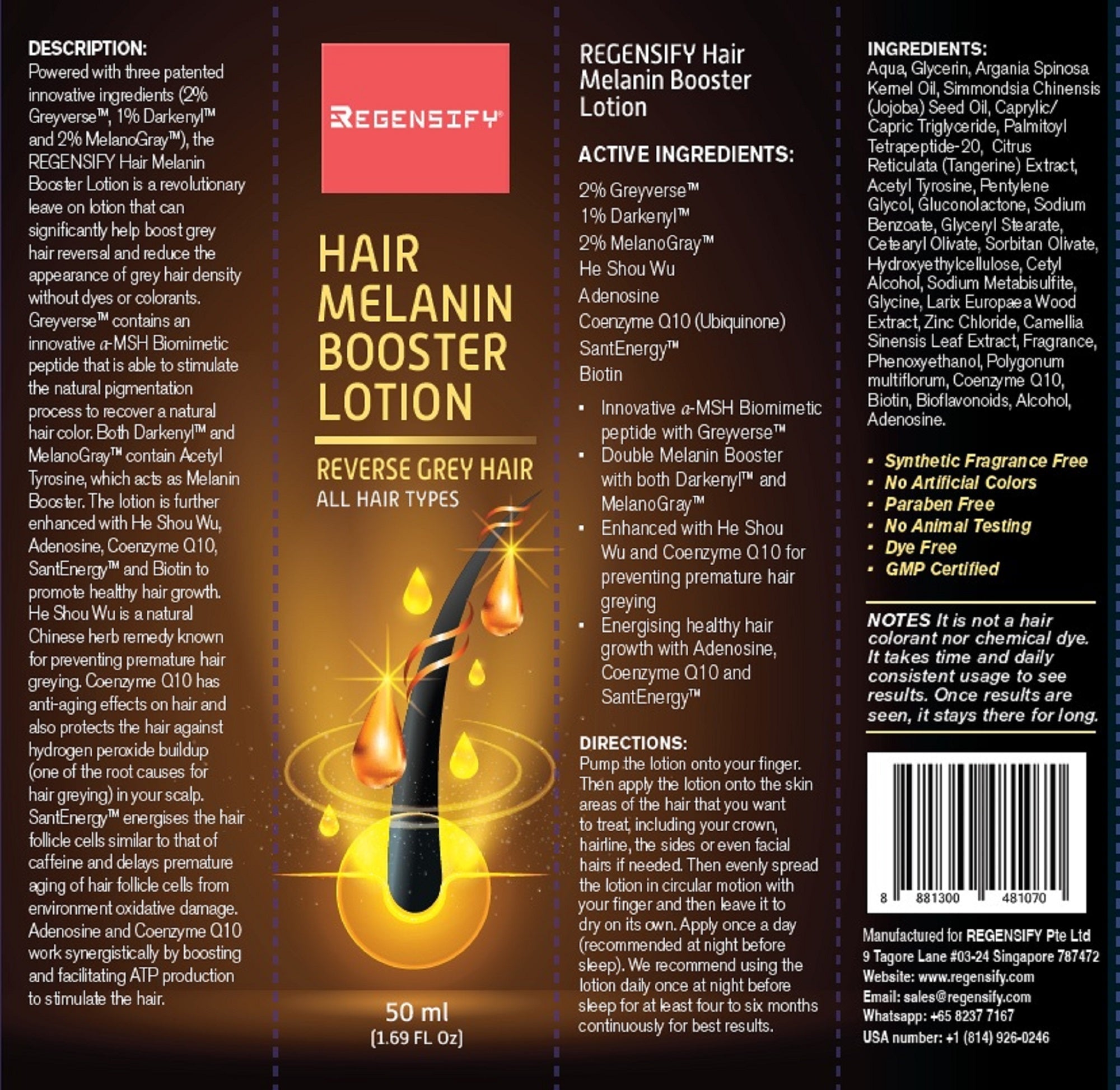 REGENSIFY Hair Melanin Booster Bundle