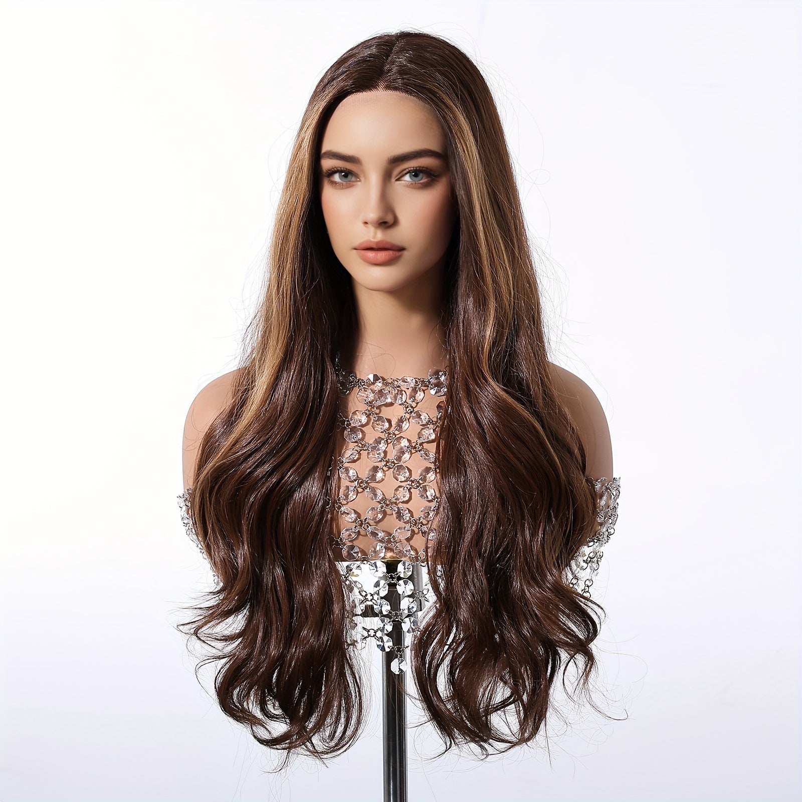 Curly Wave Lace Front Wig-4