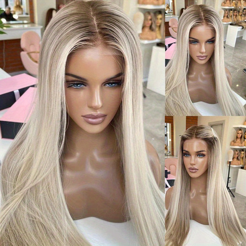 Elegant Ombre Lace Front Wig-3