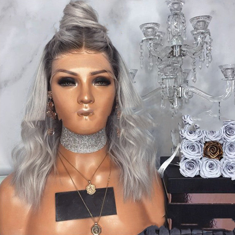 European and American Long Curly Wig