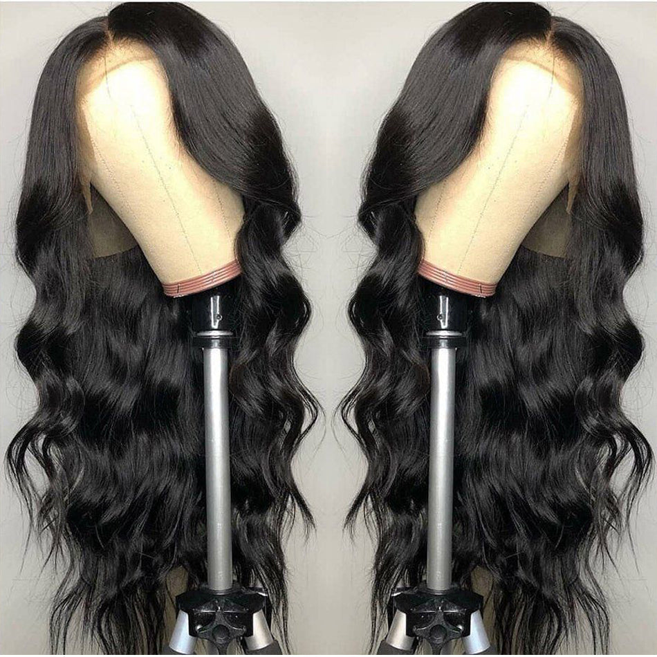 Long Curly Black Wig for Women