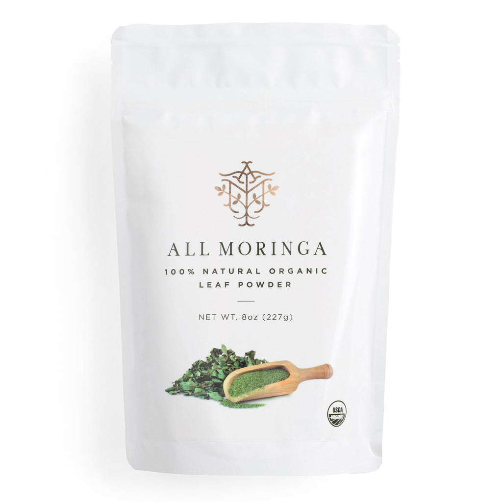 Premium Organic Moringa Oleifera Leaf Powder, Raw, Pure, Non GMO