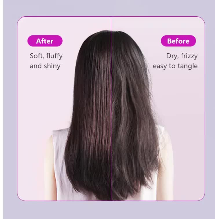 NNEDSZ Self-Cleaning Hair Brush with One-Click Release | Massage Cushion Design, Anti-Frizz and Detangling Brush(red)