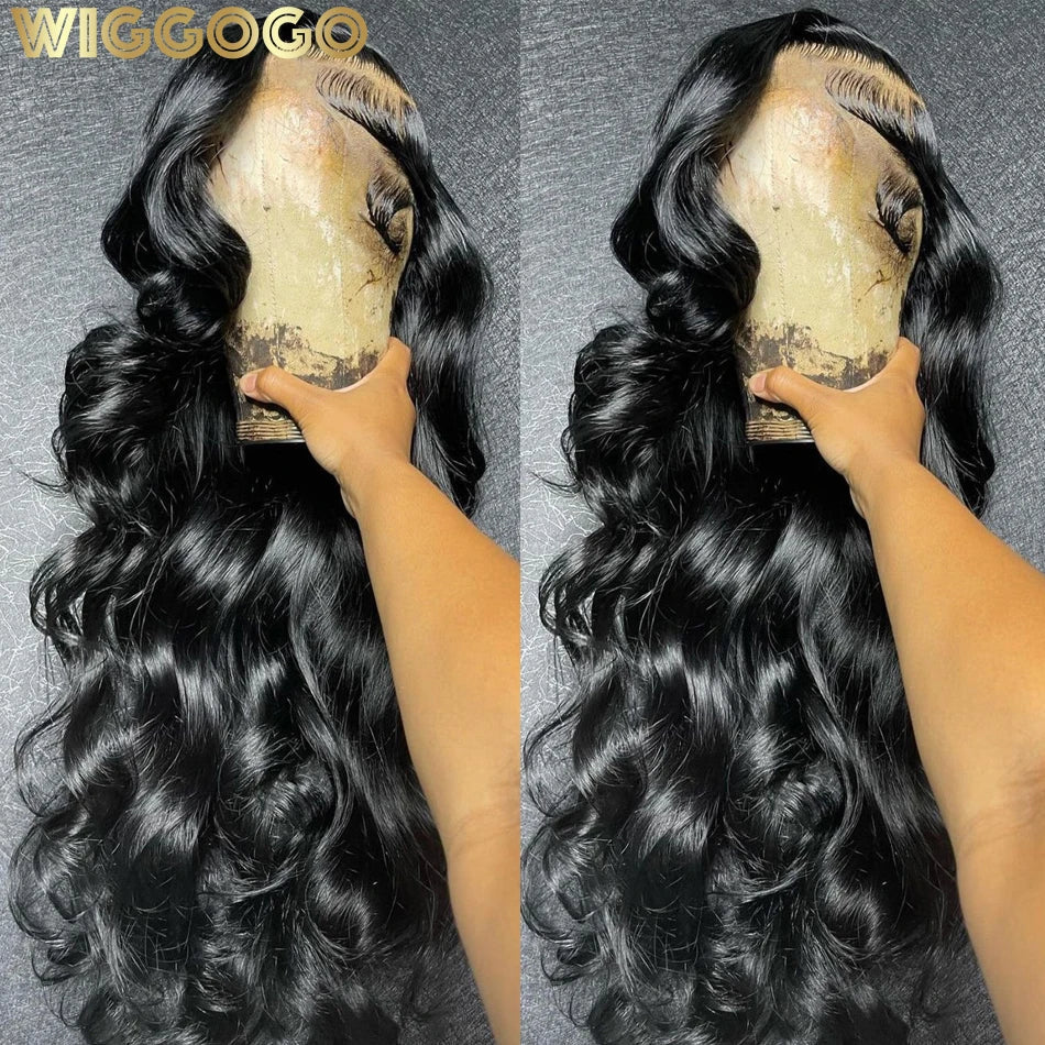 Wiggogo Body Wave Human Hair Wigs 30 40 Inch-0