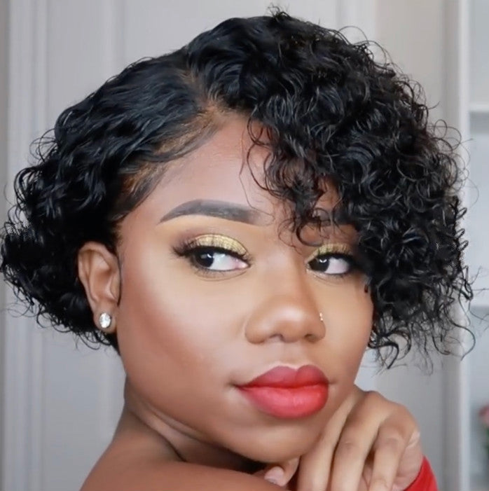 Women's Exotic Short Curly Hair Wig