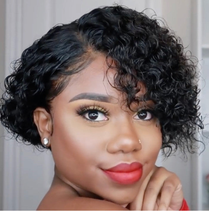 Women's Exotic Short Curly Hair Wig
