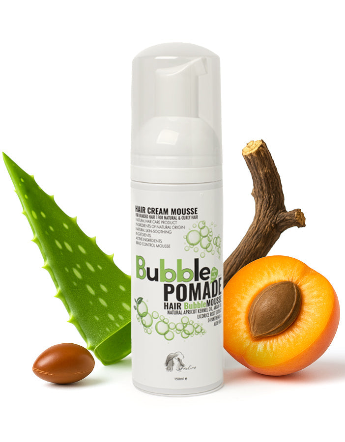 BubblePomade hair foam for braiding, hair foam for curly hair AFROline