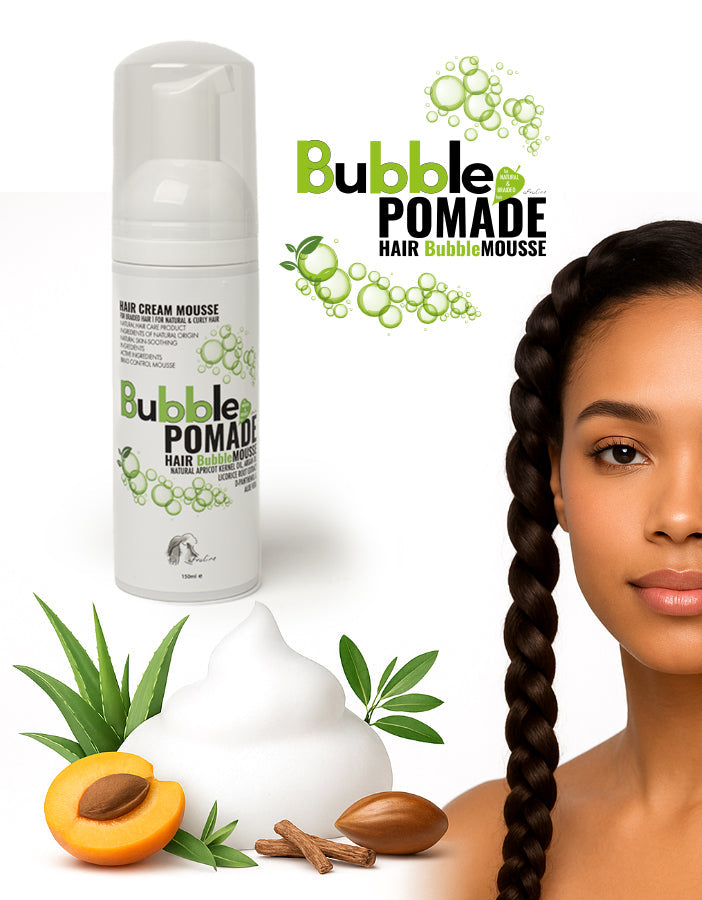 BubblePomade hair foam for braiding, hair foam for curly hair AFROline