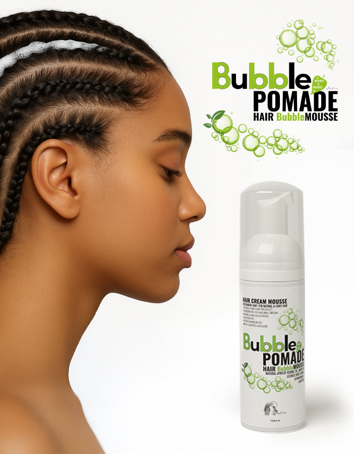 BubblePomade hair foam for braiding, hair foam for curly hair AFROline