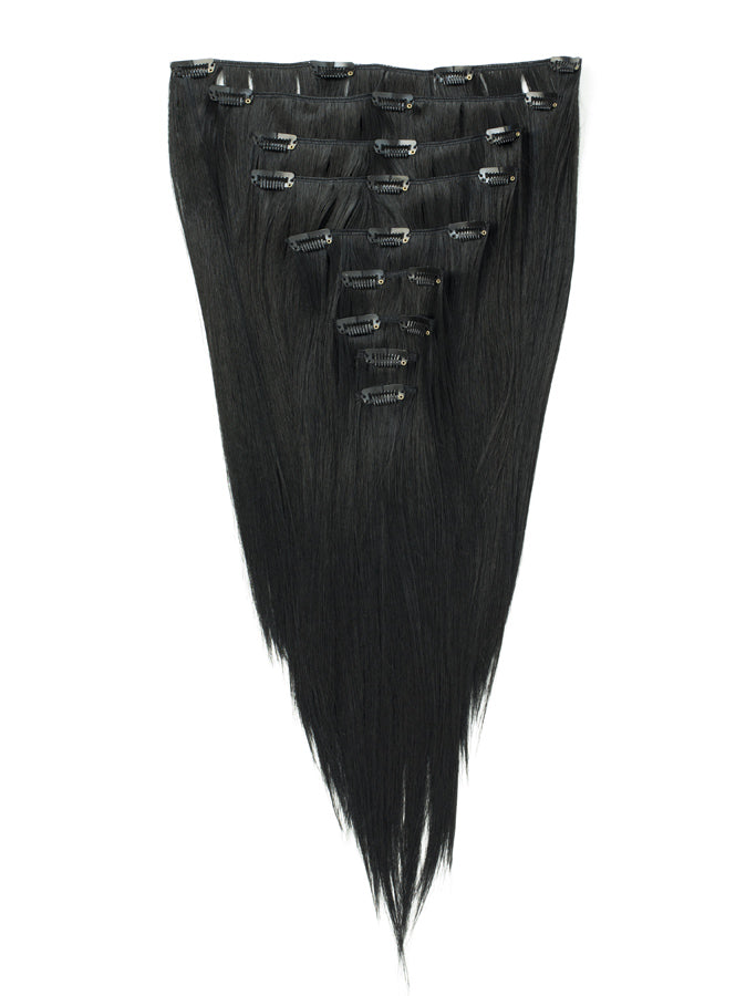 Buckled hair extension FUTURA hair 1# Black