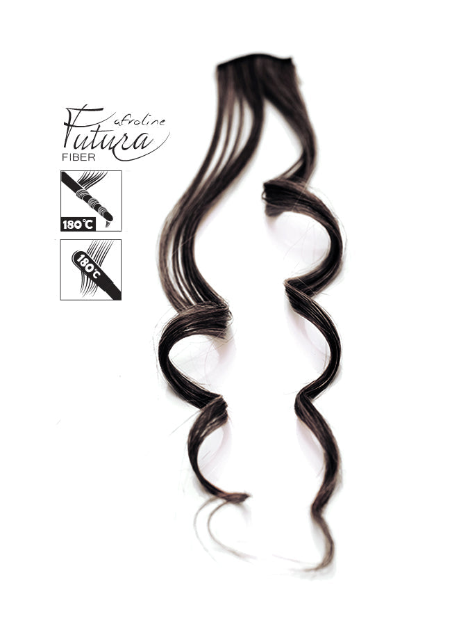 Buckled hair extension FUTURA hair 1# Black