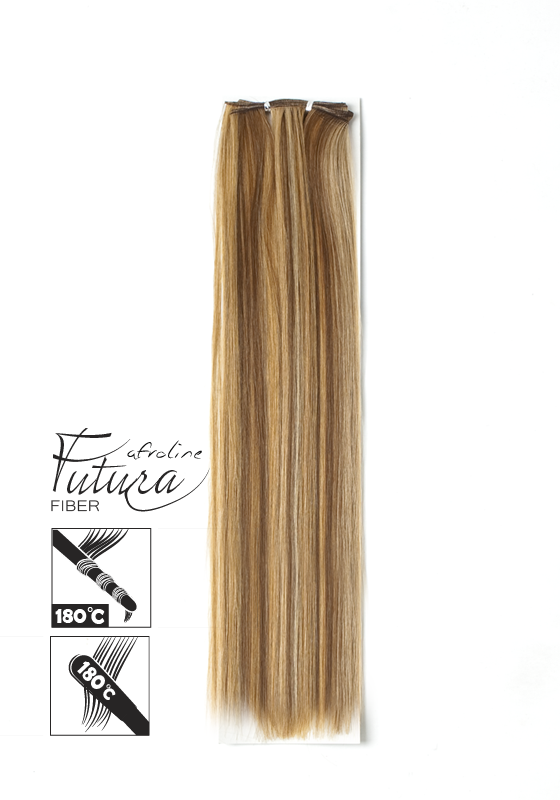 Buckled hair extension FUTURA hair 2216# Light brown