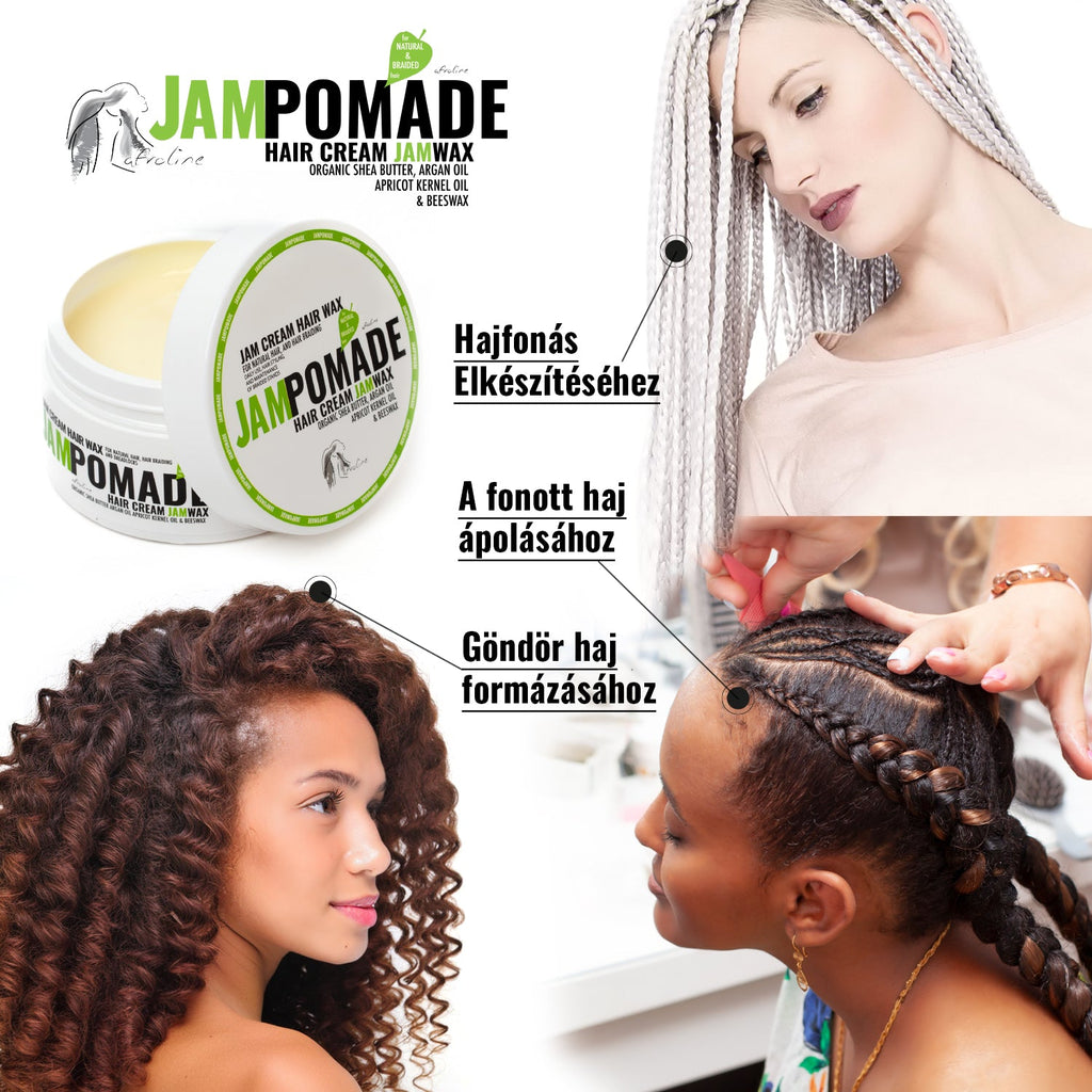 JAMPOMADE cream hair wax AFROline hair wax for hair braiding