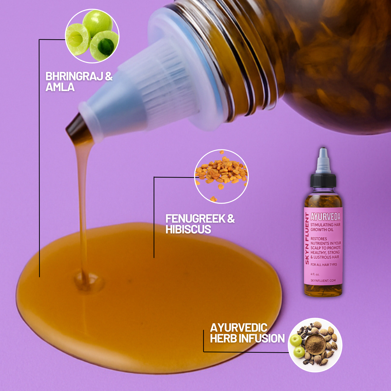 Stimulating Ayurveda Hair Growth Oil